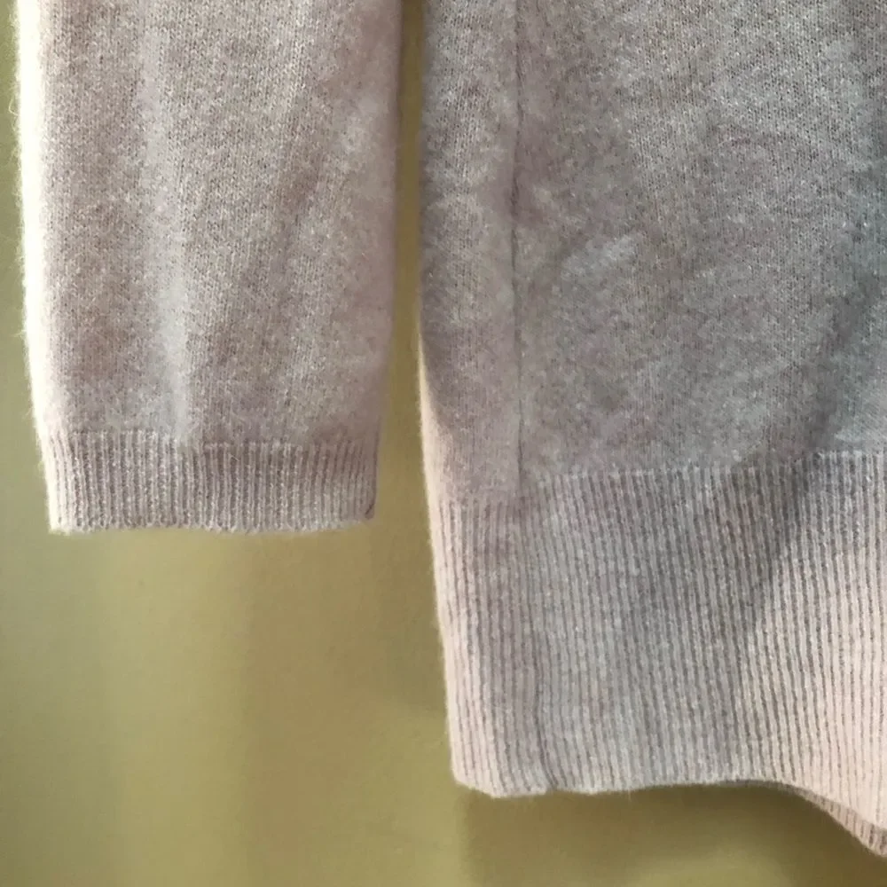 Vintage Lambswool and Angora Rabbit Cowl Neck (L)